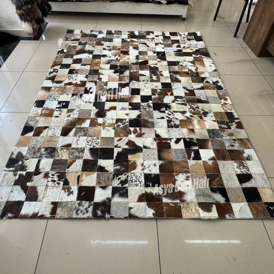 Dana Derisi Patchwork Halı